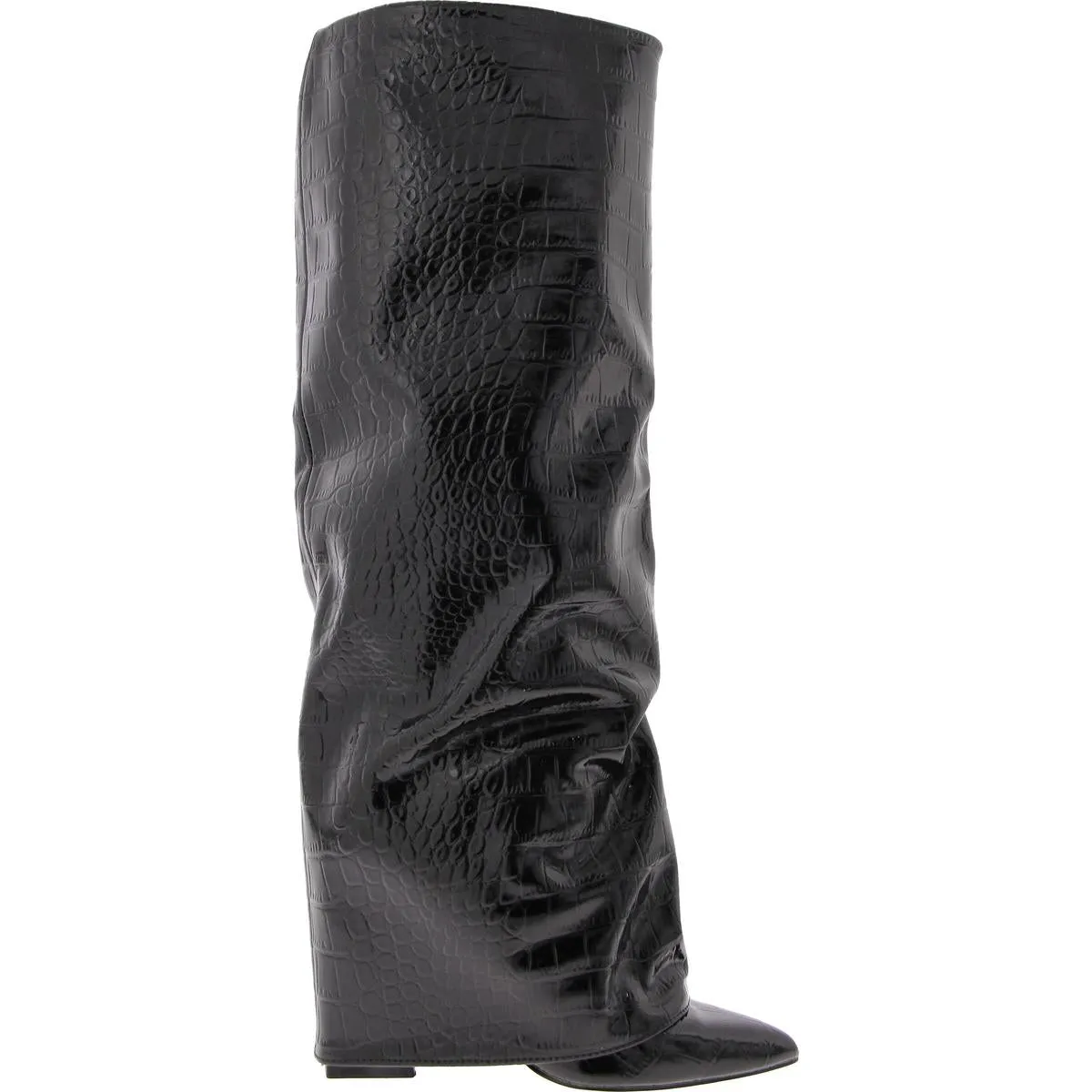 Womens Covered Heel Heels Over-The-Knee Boots