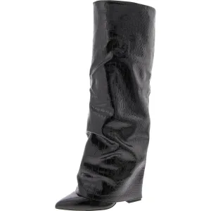 Womens Covered Heel Heels Over-The-Knee Boots