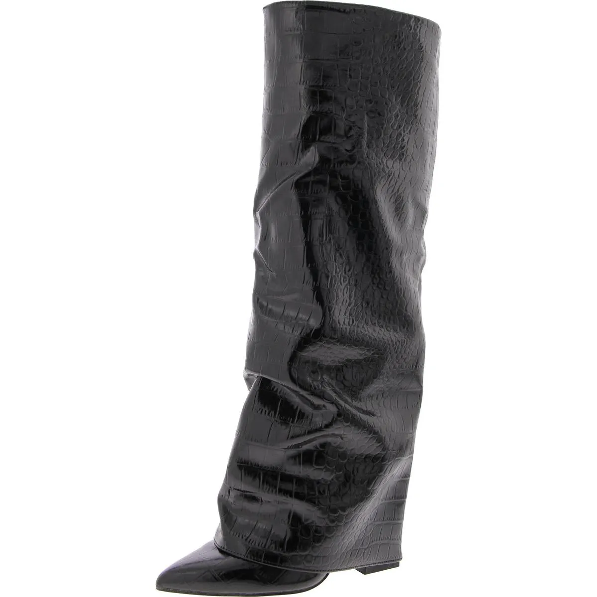 Womens Covered Heel Heels Over-The-Knee Boots
