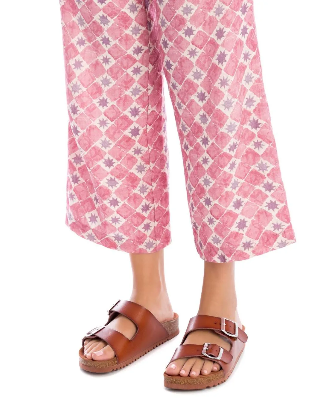 Women's Double Strap Buckle Sandals By XTI_