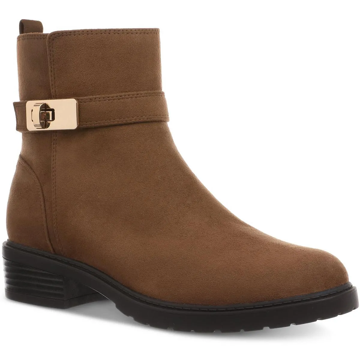 Womens Embellished Man Made Ankle Boots