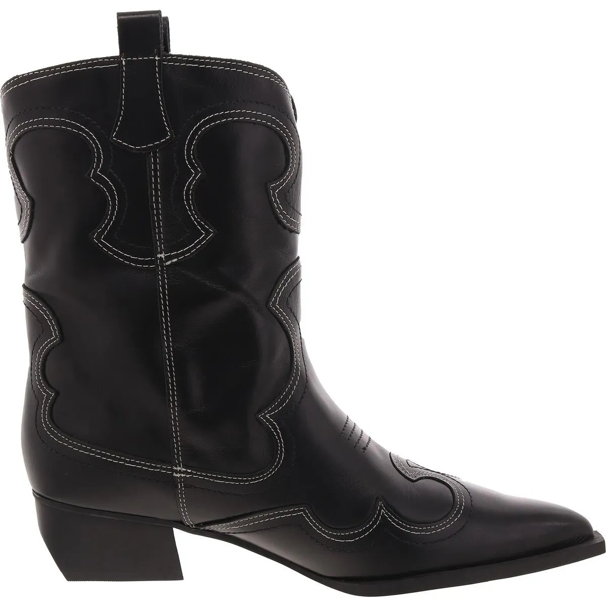Womens Embroidered Leather Cowboy, Western Boots