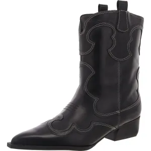 Womens Embroidered Leather Cowboy, Western Boots