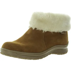 Womens Faux Fur Lined Faux Fur Shearling Boots