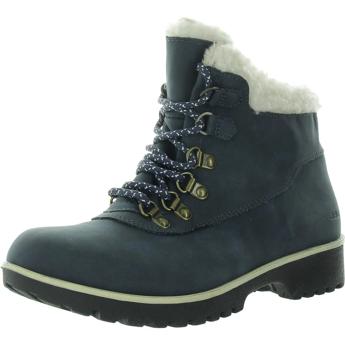 Womens Faux Fur Lined Leather Winter & Snow Boots