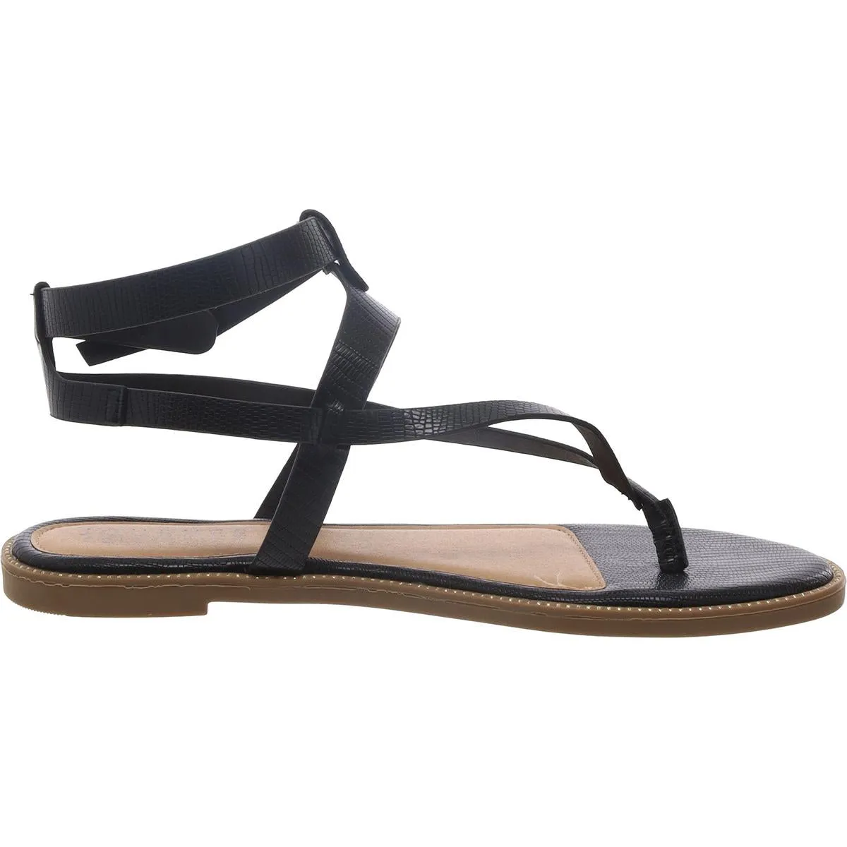 Womens Faux Leather Ankle Straps Ankle Strap