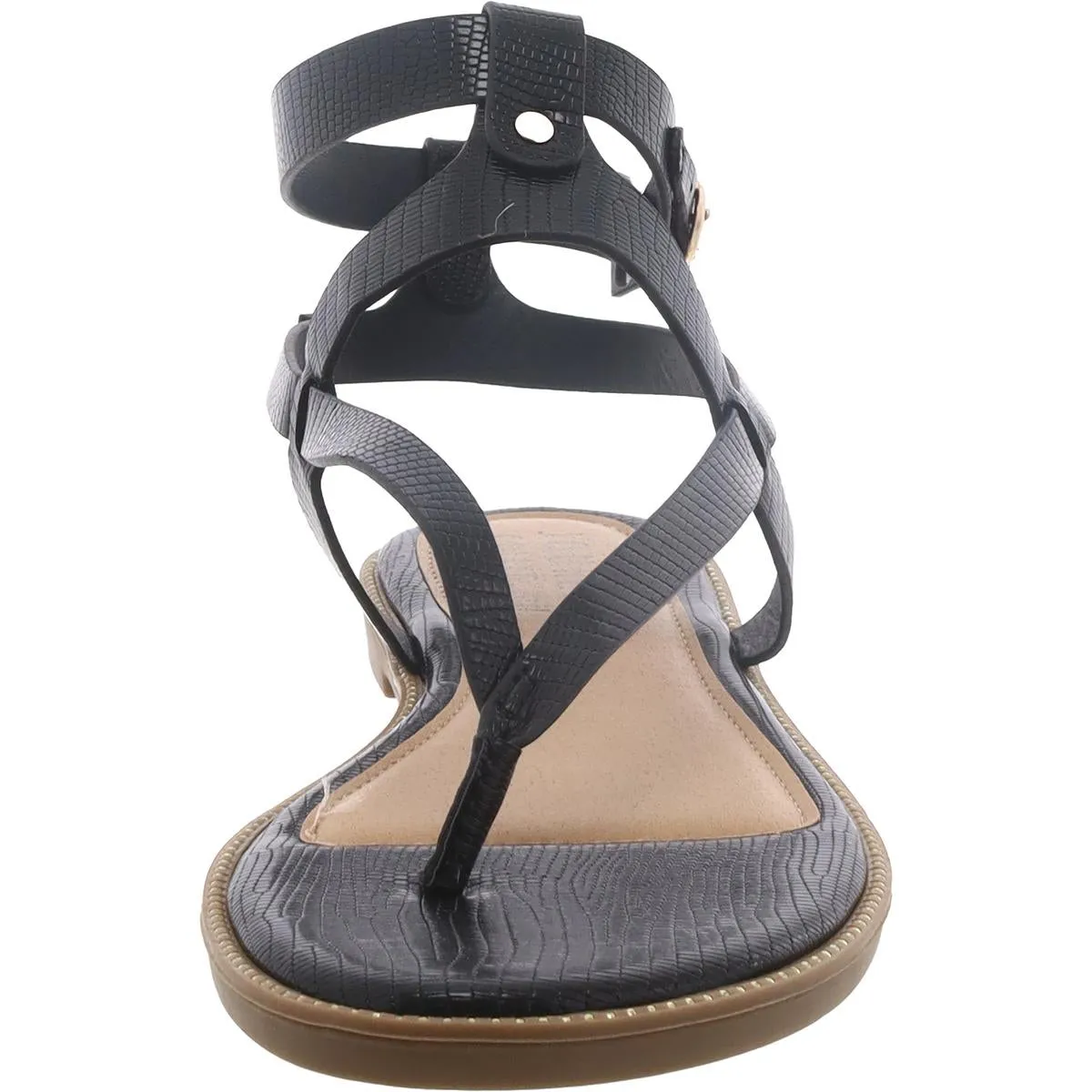Womens Faux Leather Ankle Straps Ankle Strap