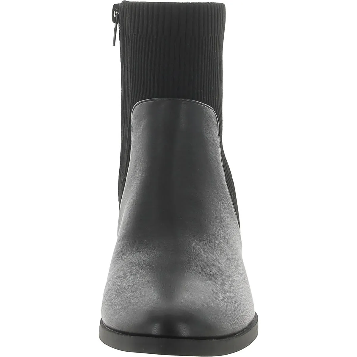 Womens Faux Leather Dressy Ankle Boots