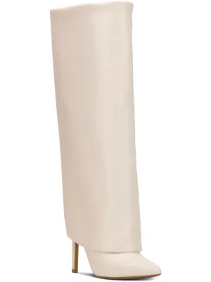 Womens Faux Leather Tall Knee-High Boots