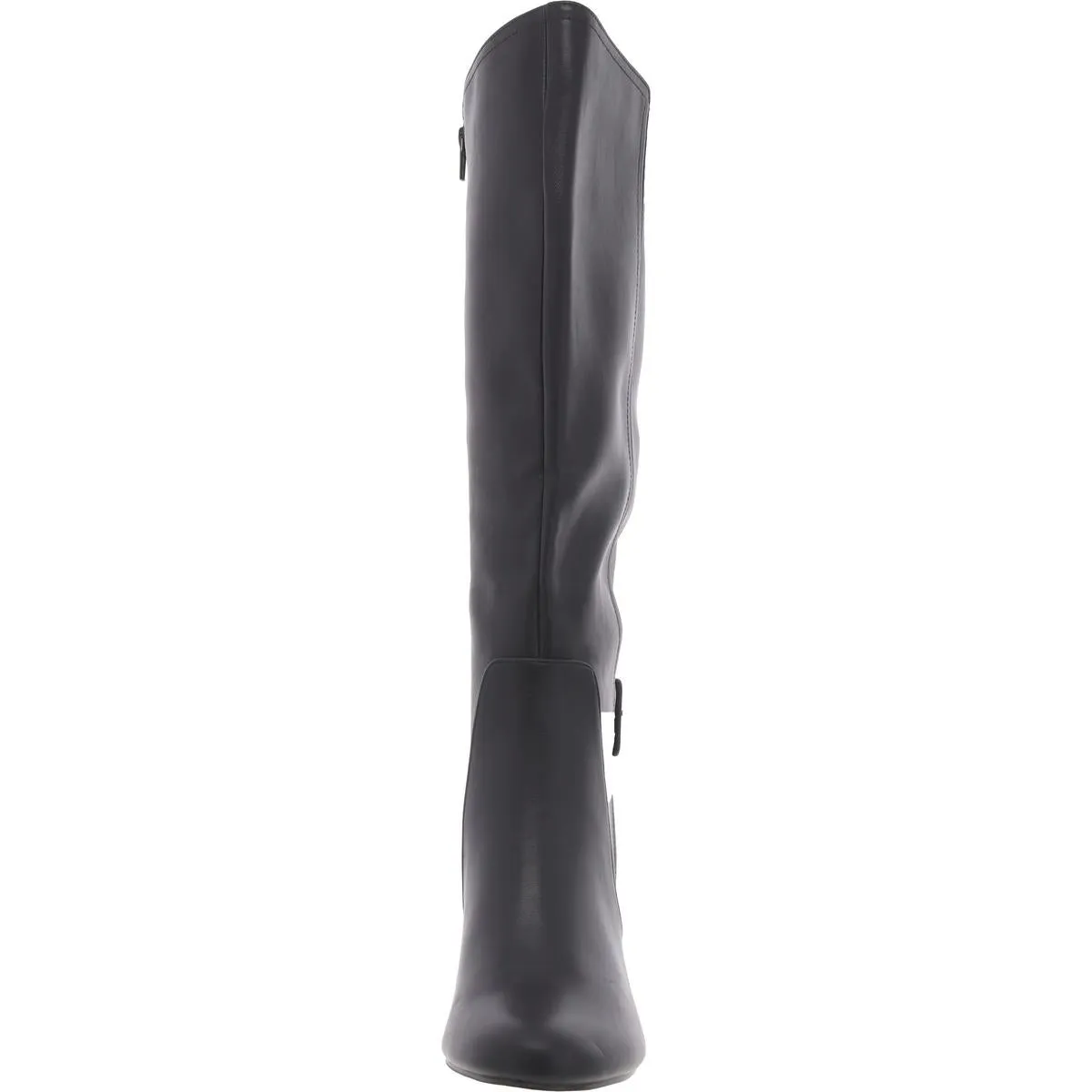 Womens Faux Leather Wide Calf Knee-High Boots