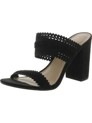 Womens Faux Suede Heels