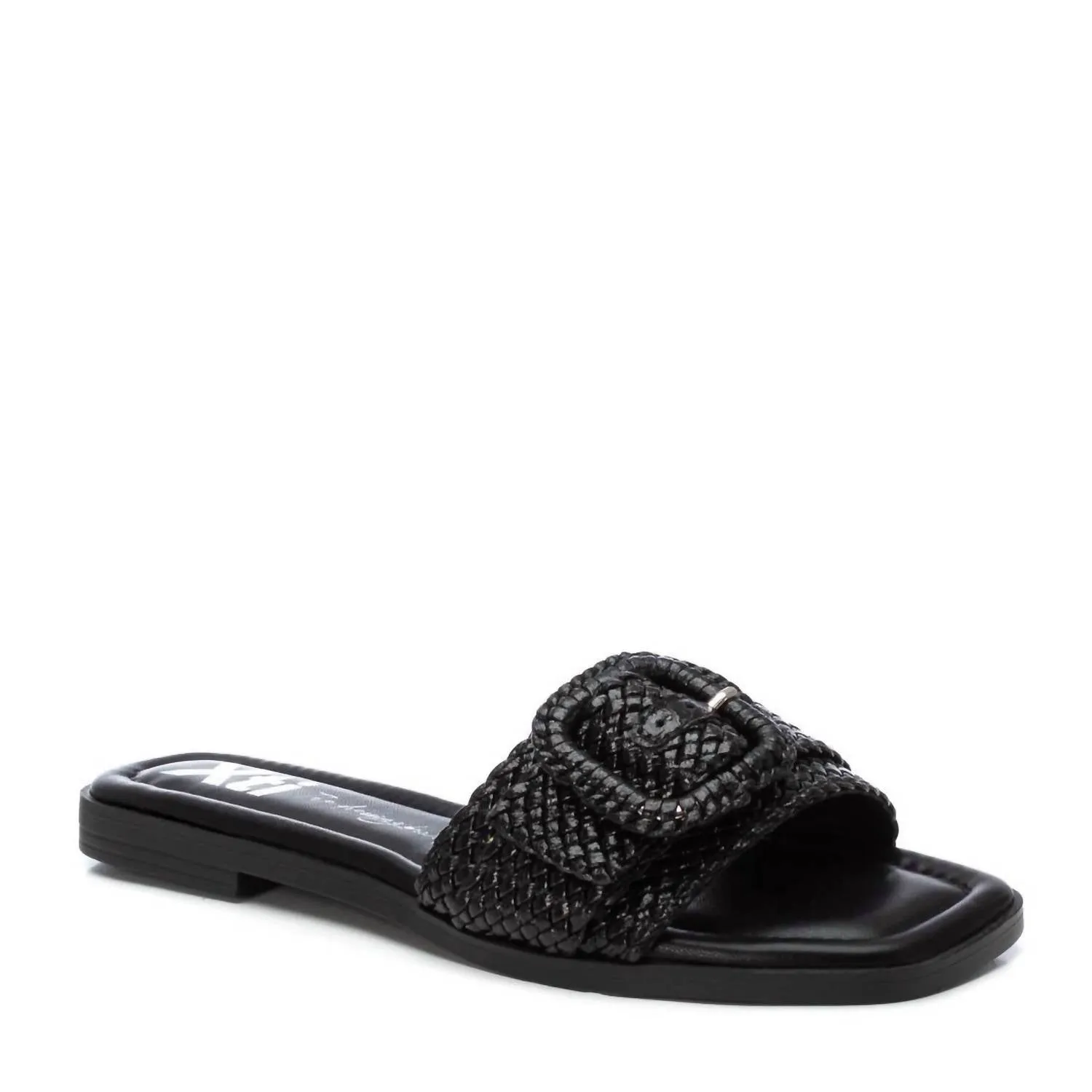 Women's Flat Sandals In Black