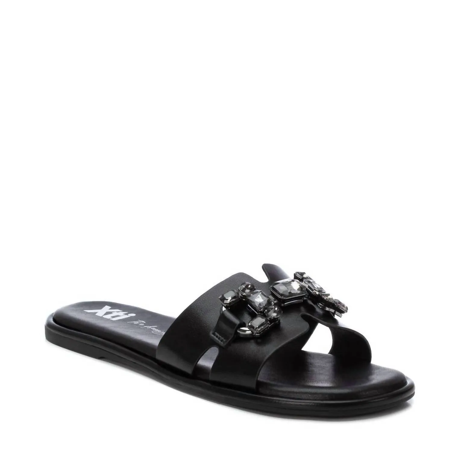 Women's Flat Sandals In Black