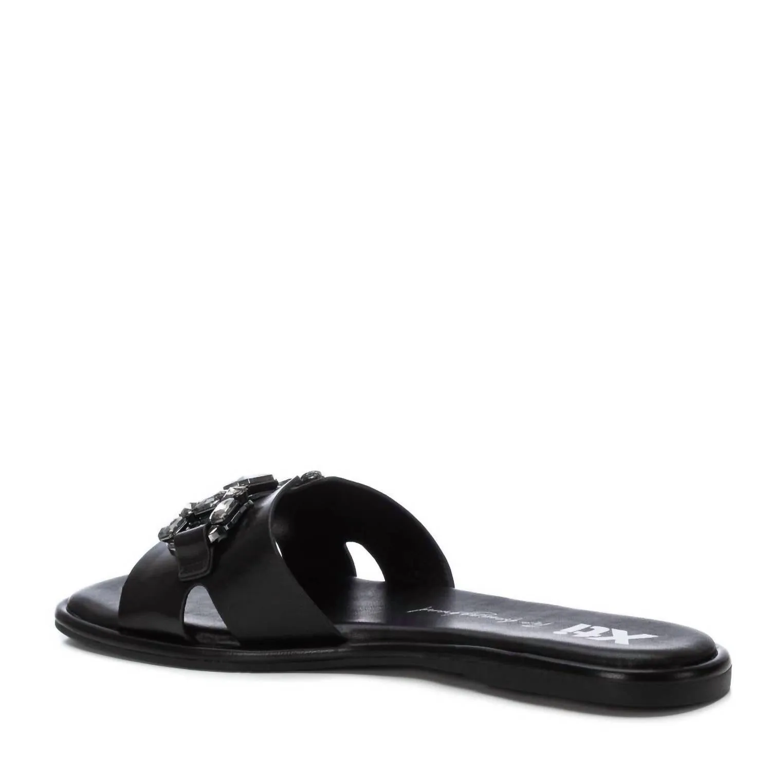 Women's Flat Sandals In Black