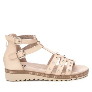 Women's Flat Sandals With Gold Studs By XTI_