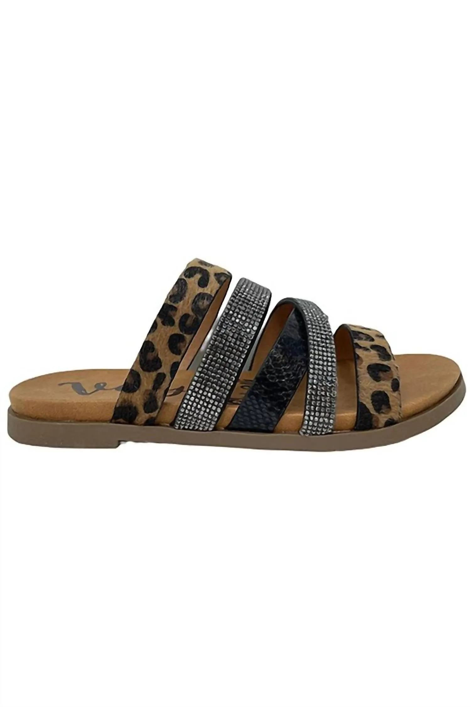 Women's Ginger Sandals In Tan Leopard