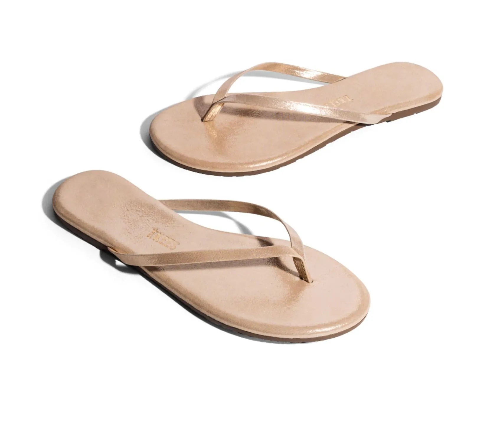 Women's Glitters Flip Flops In Pink Pearl