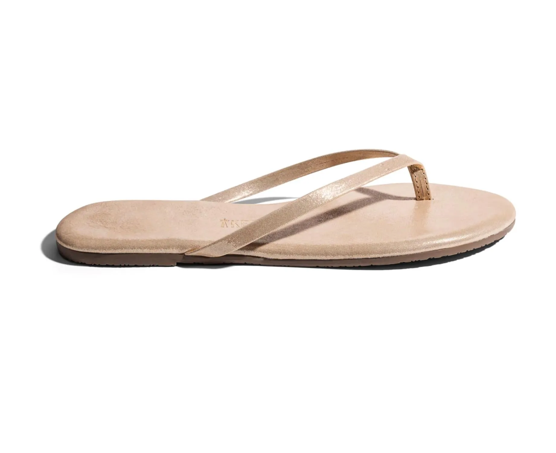 Women's Glitters Flip Flops In Pink Pearl