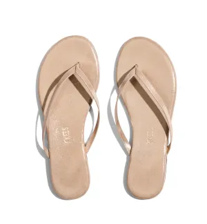 Women's Glitters Flip Flops In Pink Pearl