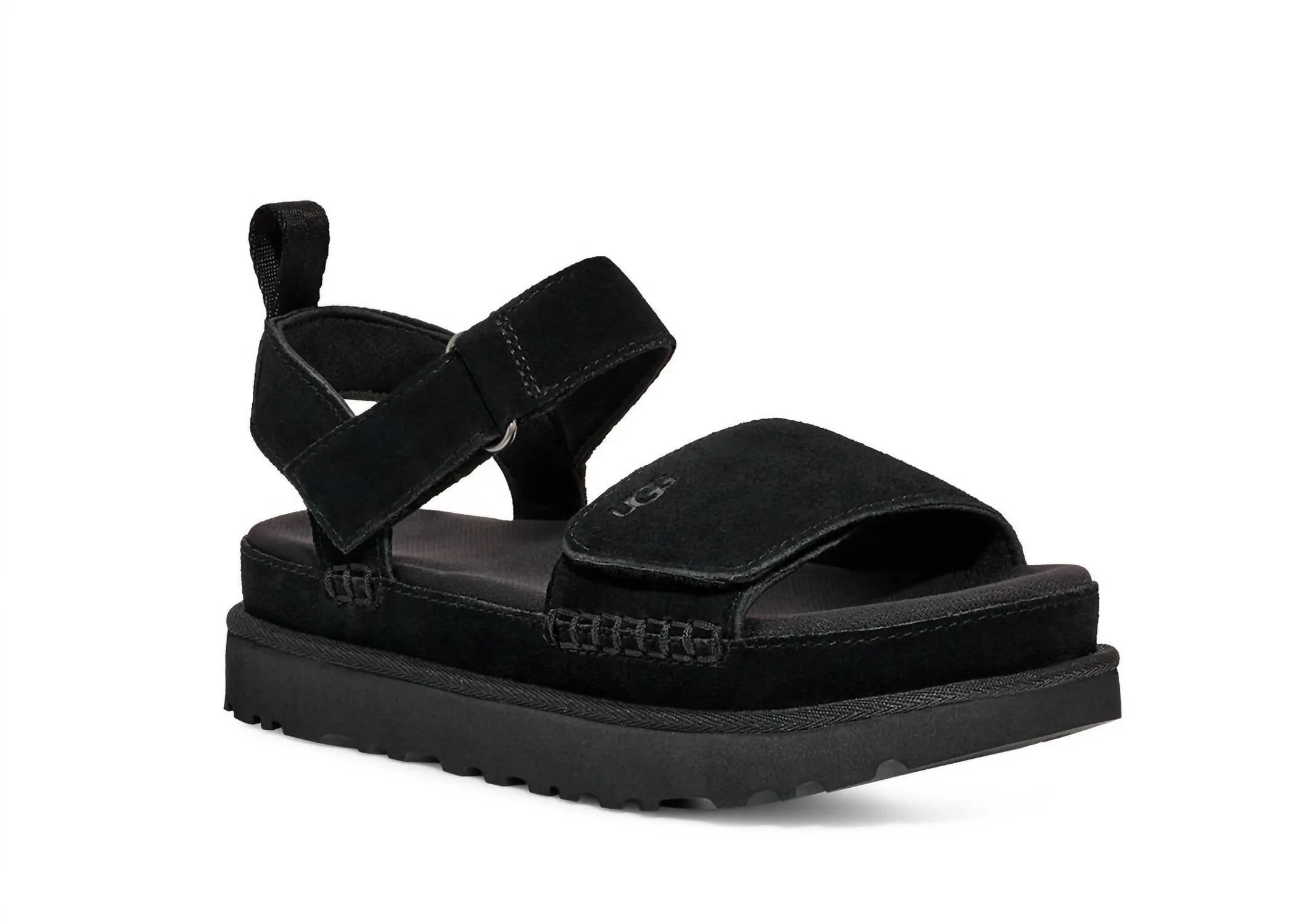 Women's Goldenstar Platform Sandal In Black