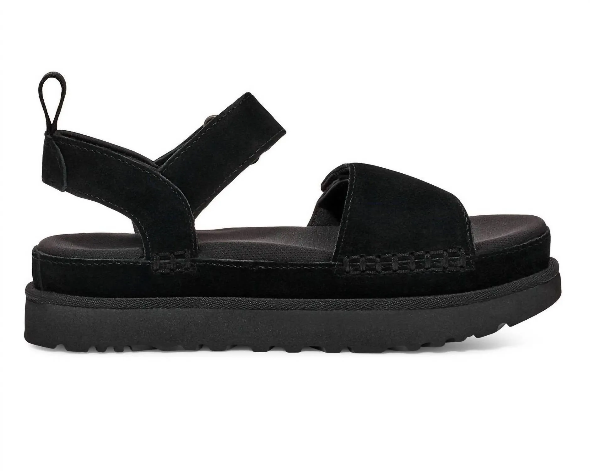 Women's Goldenstar Platform Sandal In Black