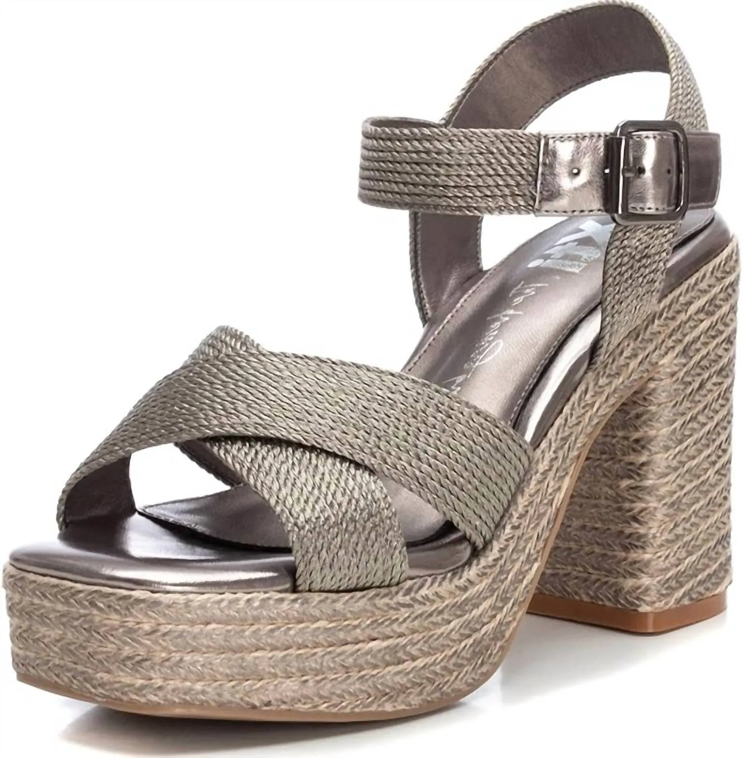 Women's Heeled Sandal In Plumb