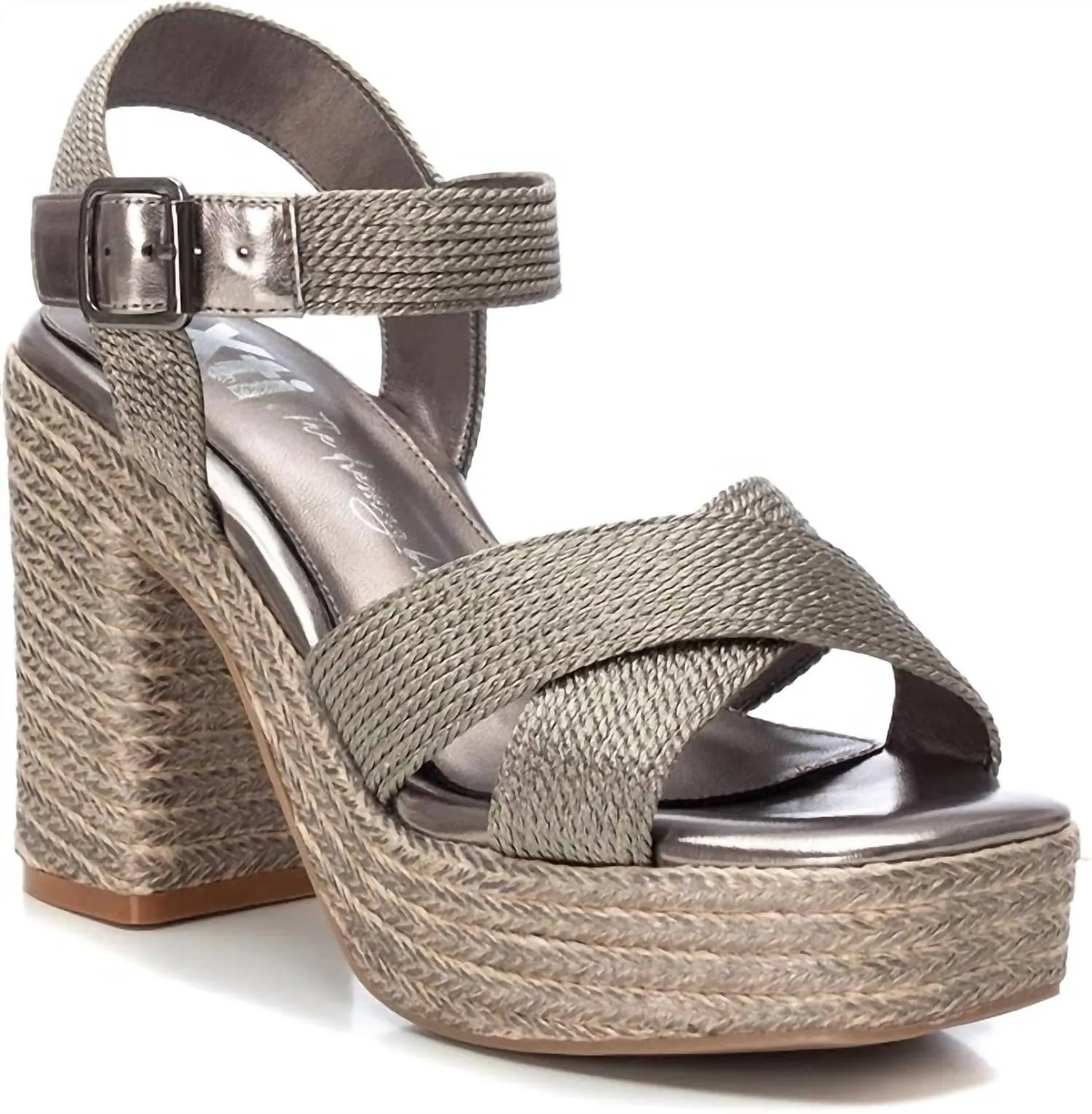 Women's Heeled Sandal In Plumb