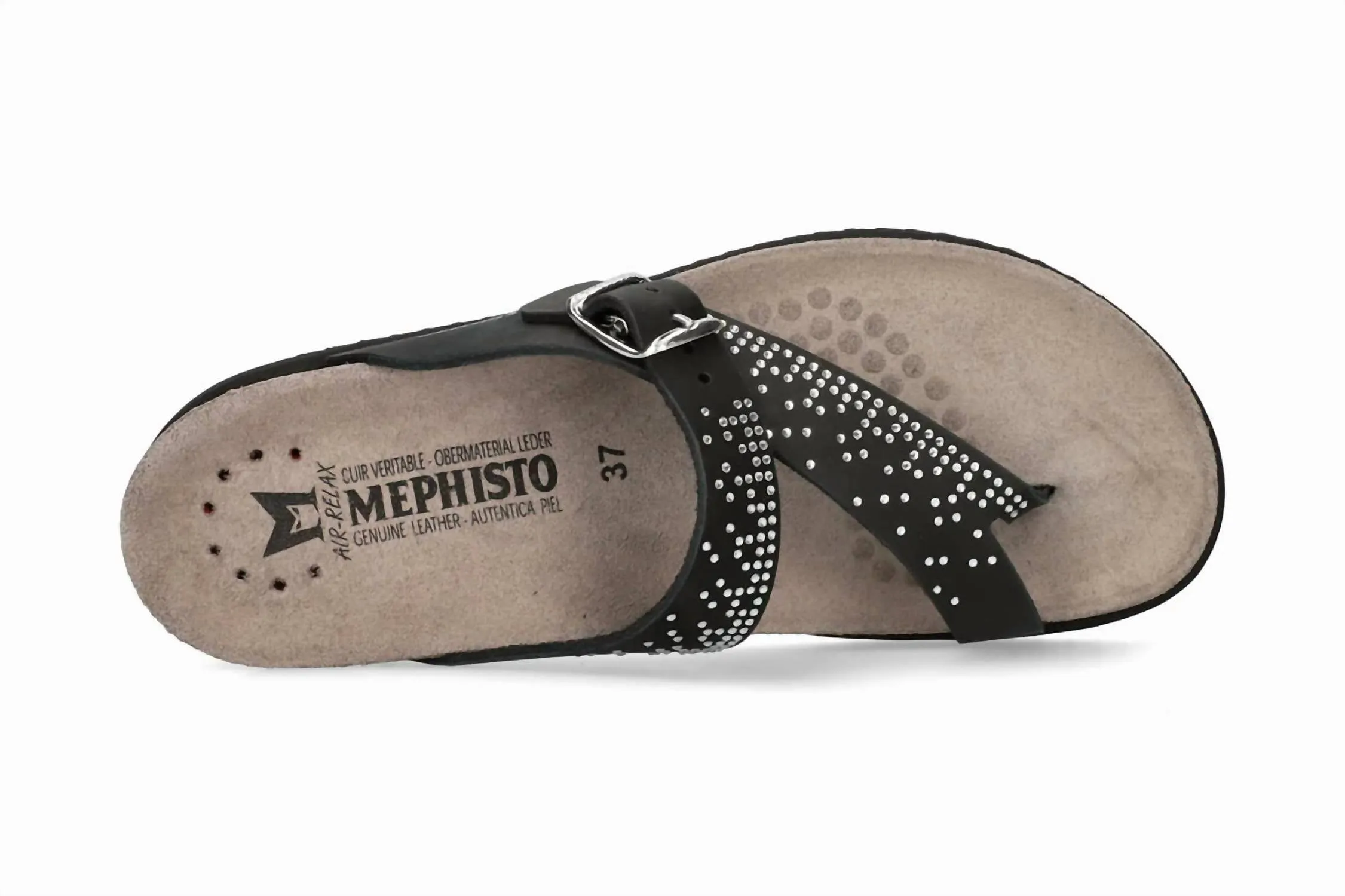 Women's Helena Spark Rhinestone Adorned Walking Sandal In Black