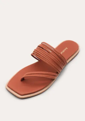 Women's Ibu Thong Sandals In Brick