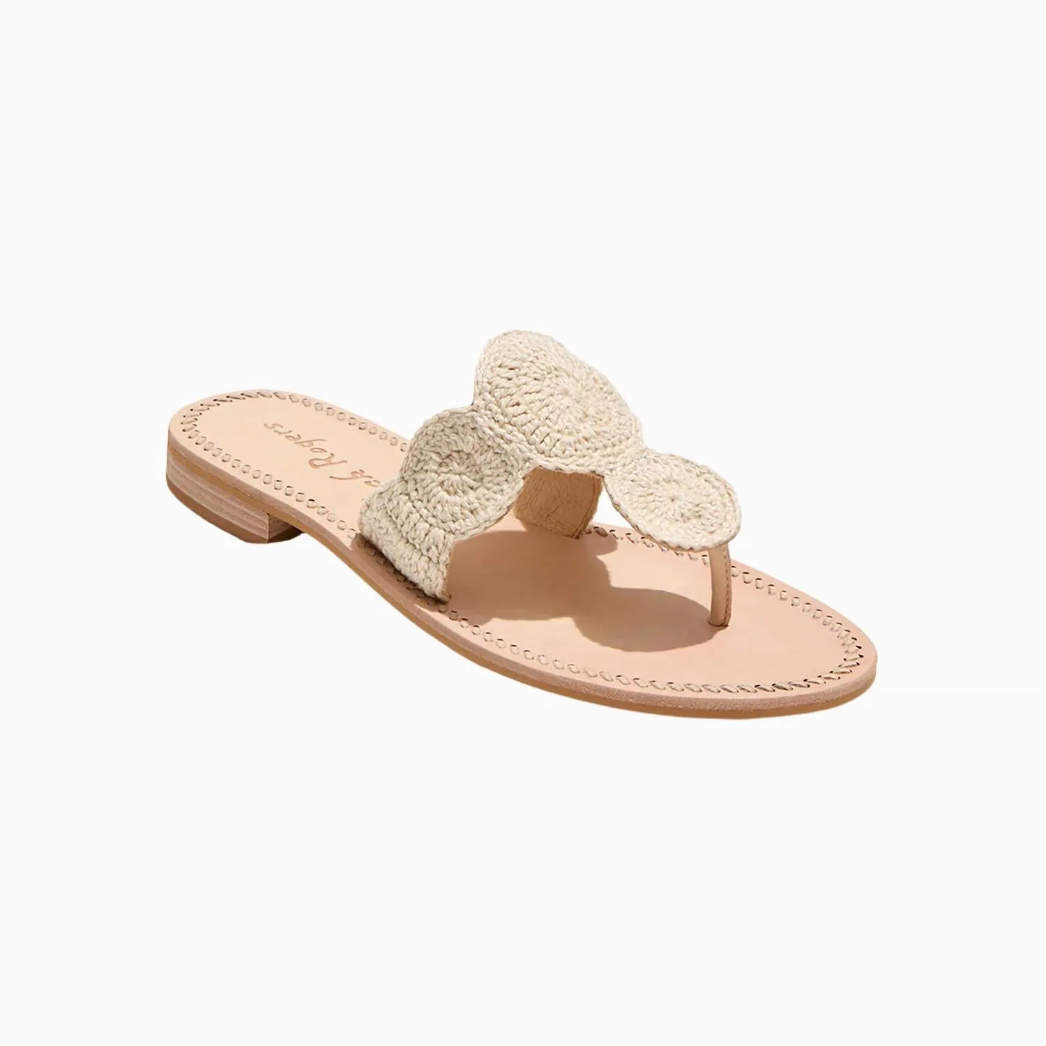 Women's Jacks Crochet Sandal In Natural