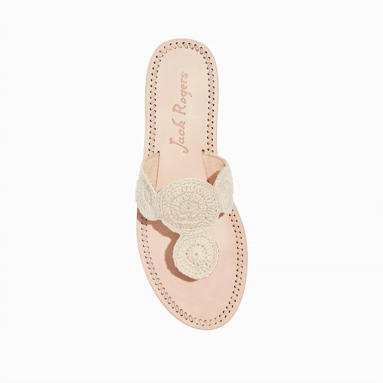 Women's Jacks Crochet Sandal In Natural
