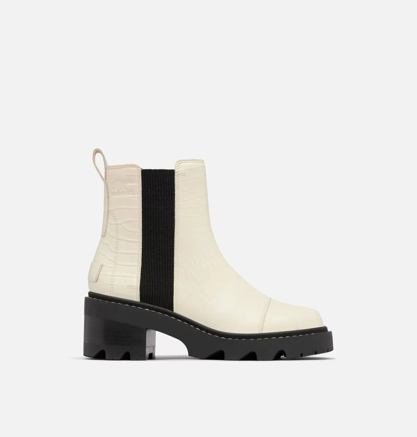 Women's Joan Now Chelsea Boots In Chalk / Black