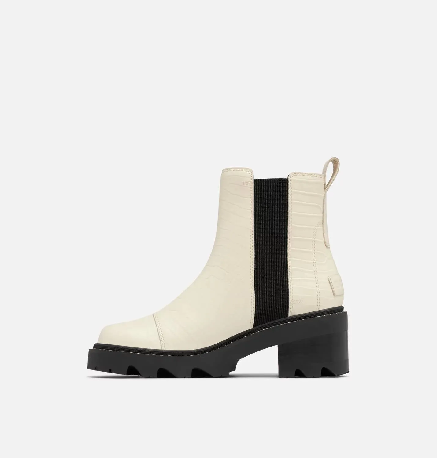 Women's Joan Now Chelsea Boots In Chalk / Black