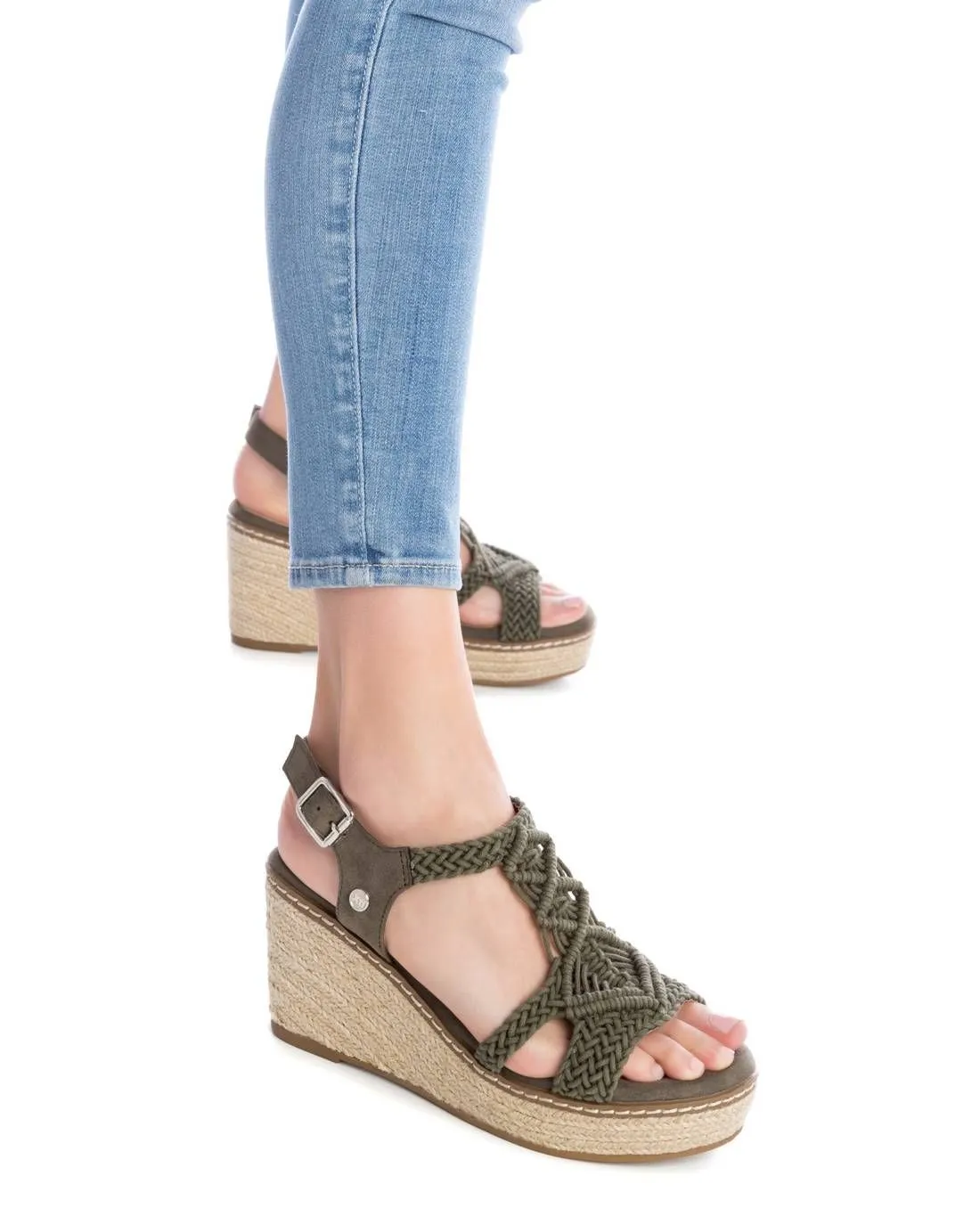 Women's Jute Wedge Sandals By XTI