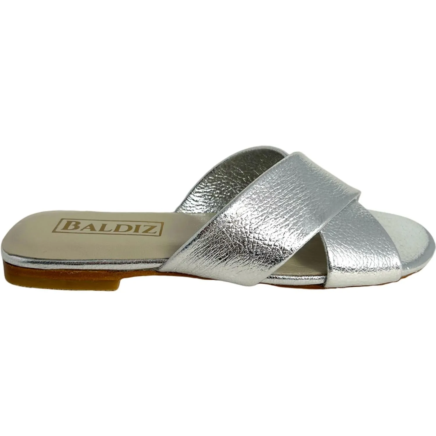 Women's Kate Slide Sandal In Silver