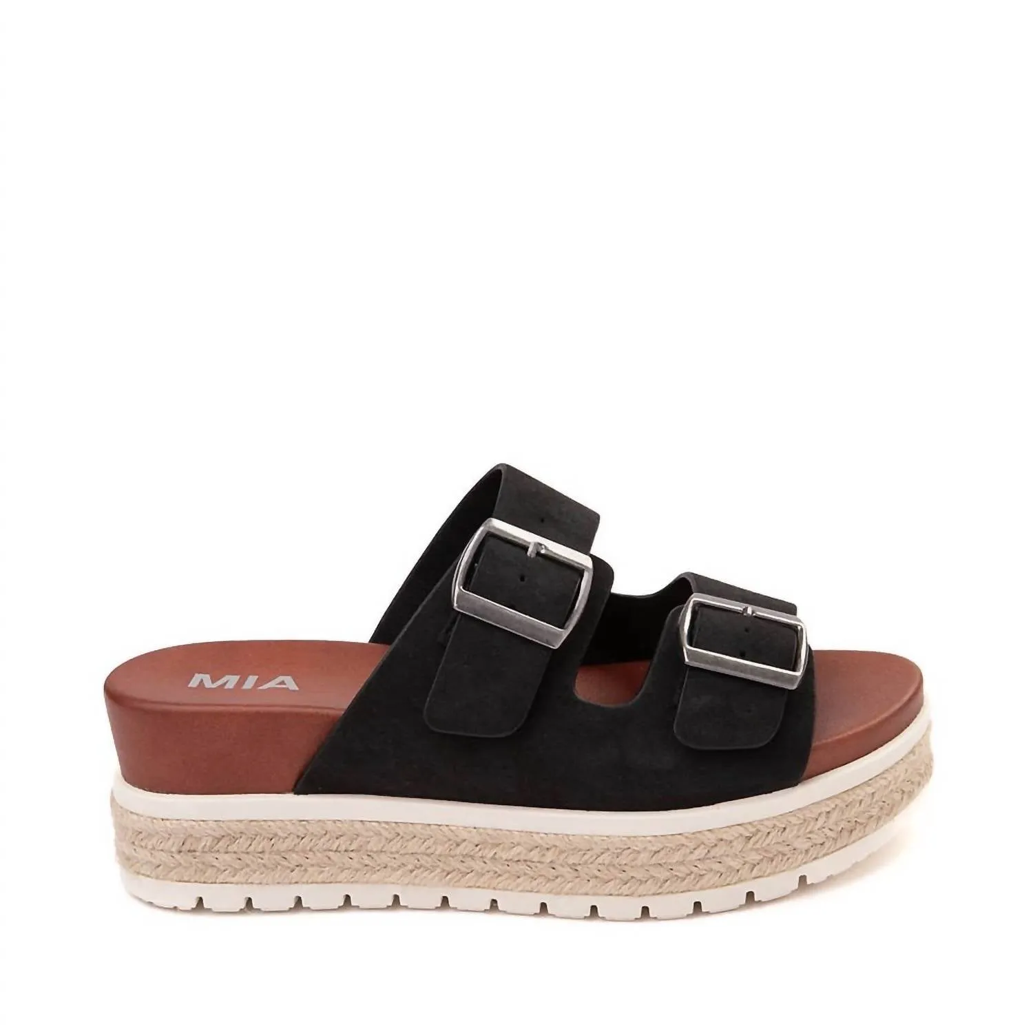 Women's Kely-C Platform Slide Sandal In Black