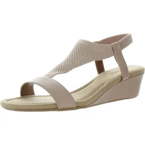 Womens Knit Man Made Platform Sandals