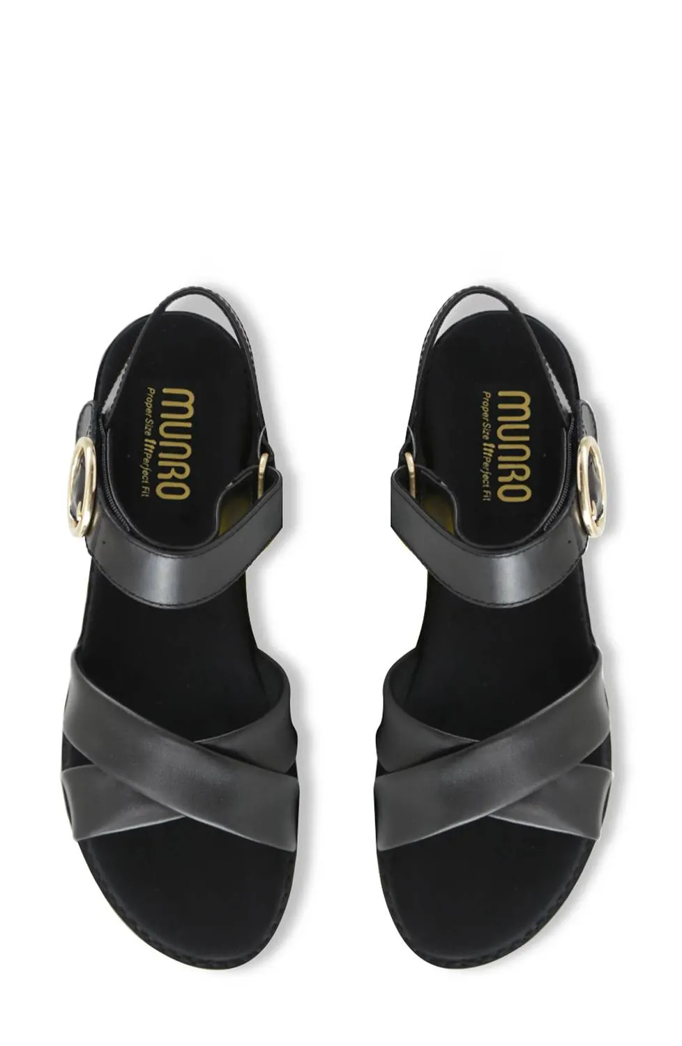 Women's Knox Sandal In Black Leather