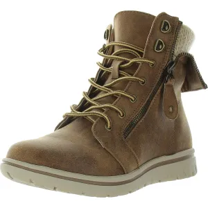 Womens Lace-Up Man Made Winter & Snow Boots