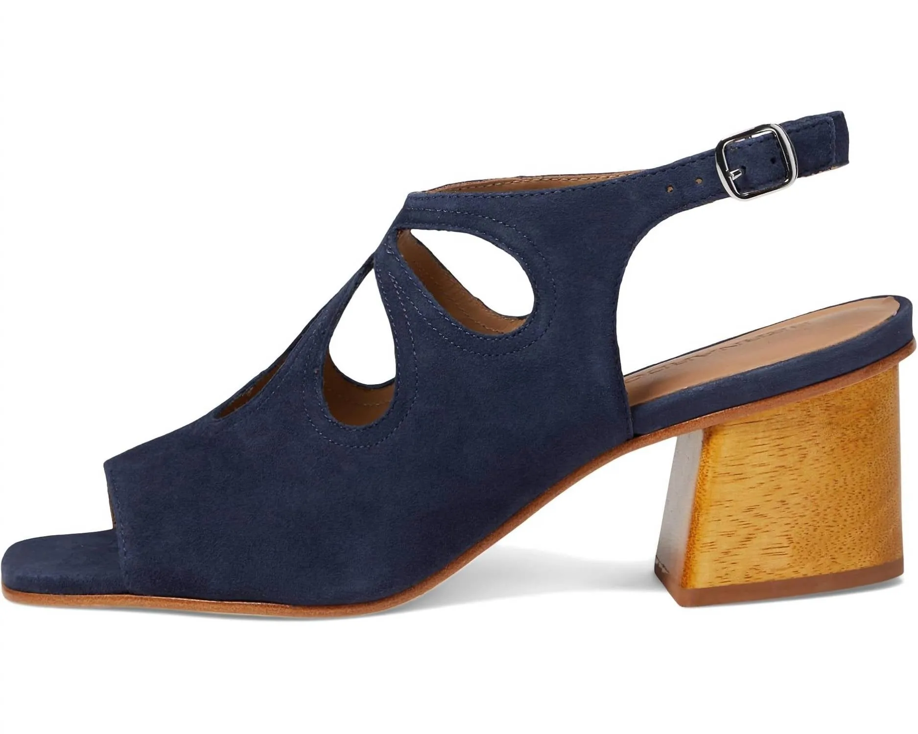 Women's Lainey Sandals - Medium In Navy Kid Suede