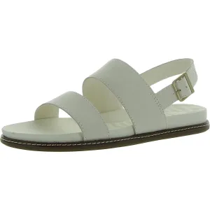 Womens Leather Adjustable Slingback Sandals