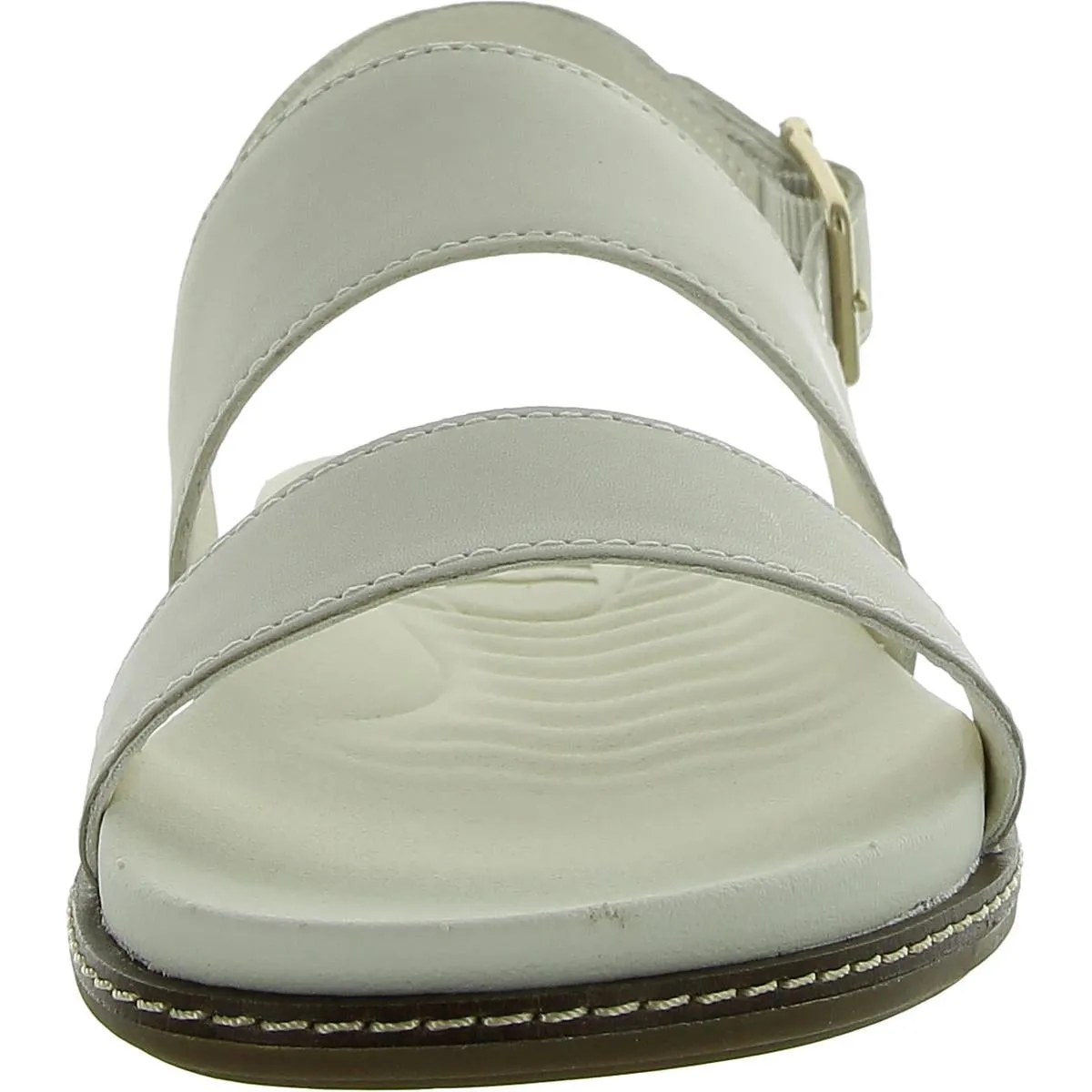 Womens Leather Adjustable Slingback Sandals