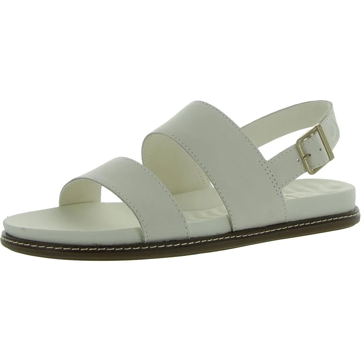 Womens Leather Adjustable Slingback Sandals