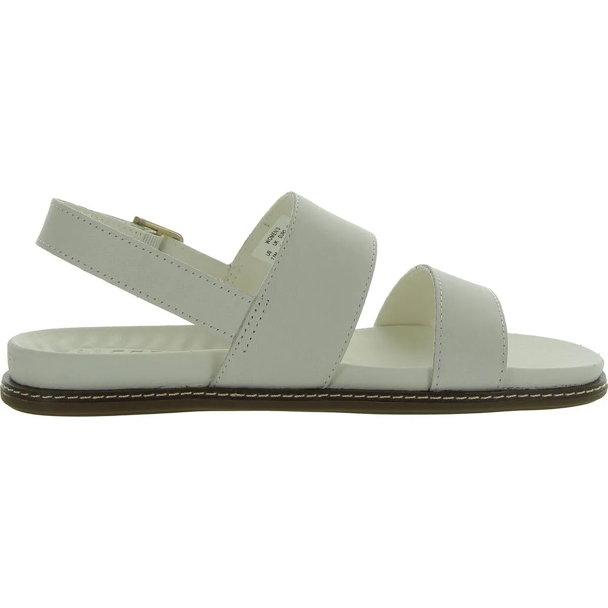 Womens Leather Adjustable Slingback Sandals