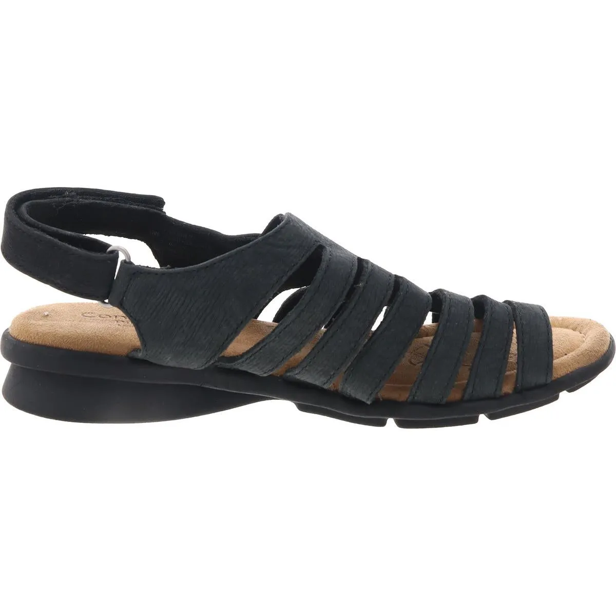 Womens Leather Casual Wedge Sandals