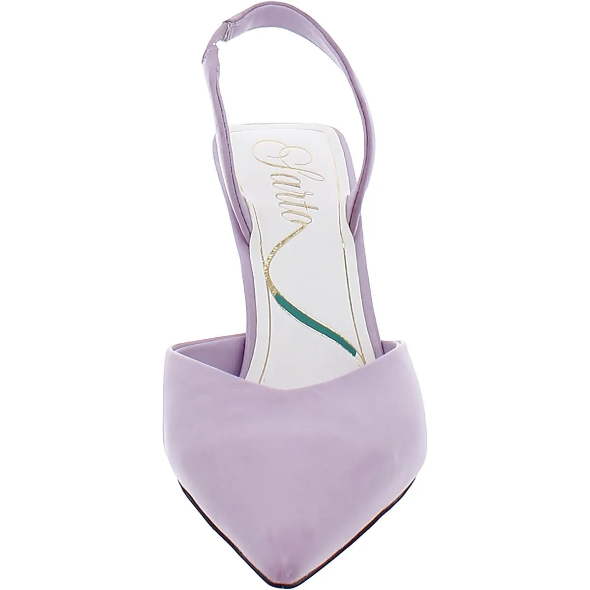 Womens Leather Pointed Toe Slingback Sandals