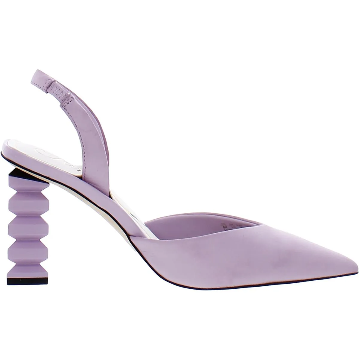 Womens Leather Pointed Toe Slingback Sandals