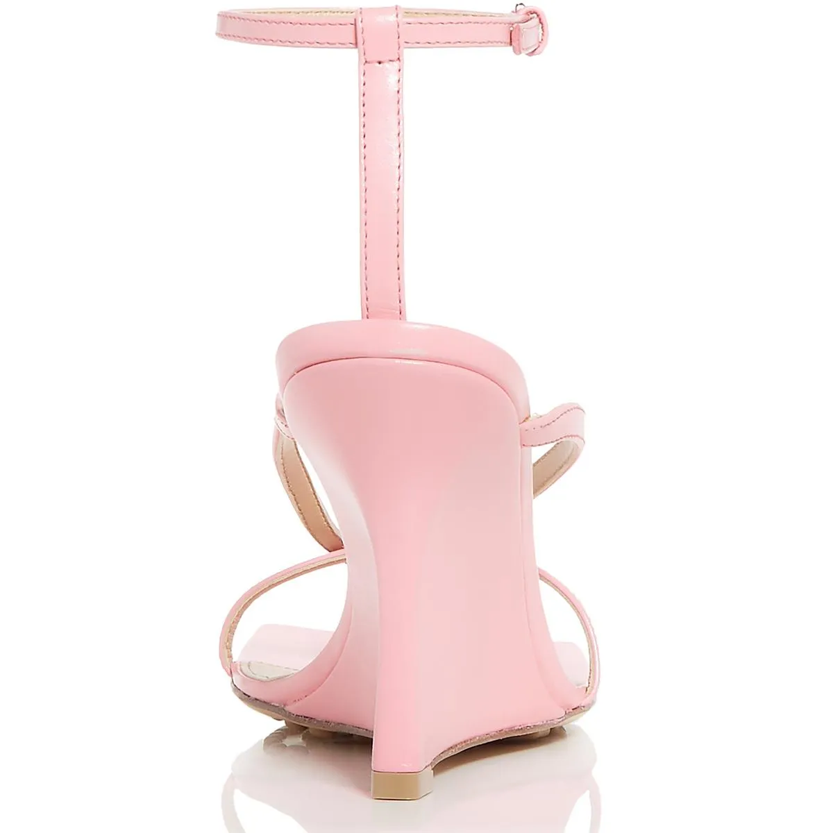 Womens Leather Thon Wedge Sandals