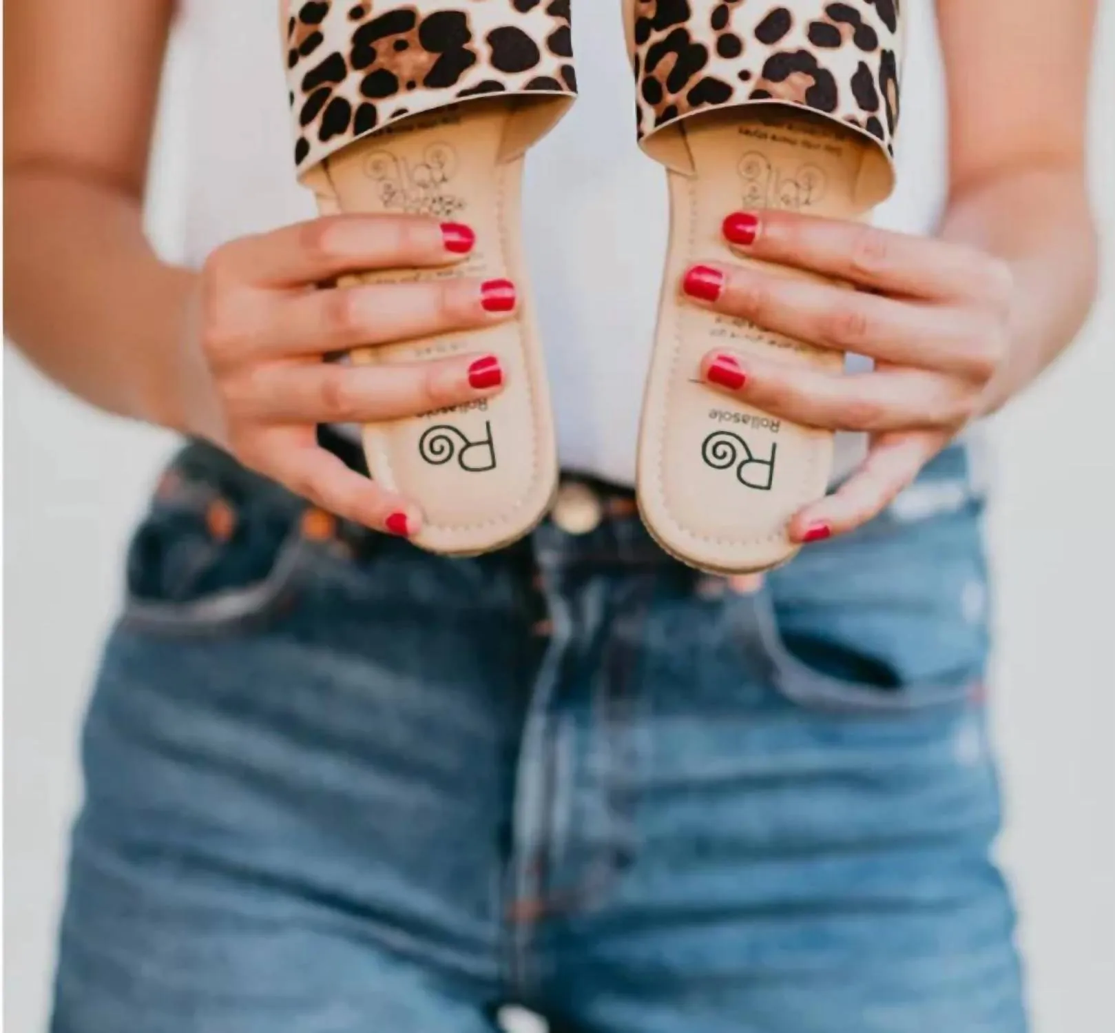 Women's Leopard Sandals In Brown