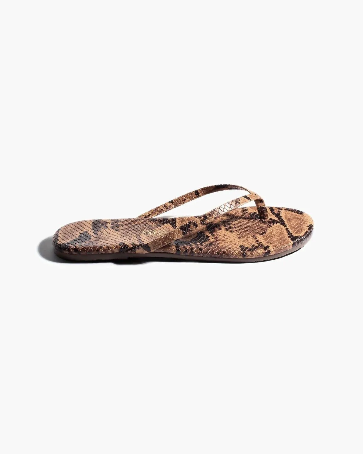 Women's Lily Vegan Animal Sandal In Coco Snake